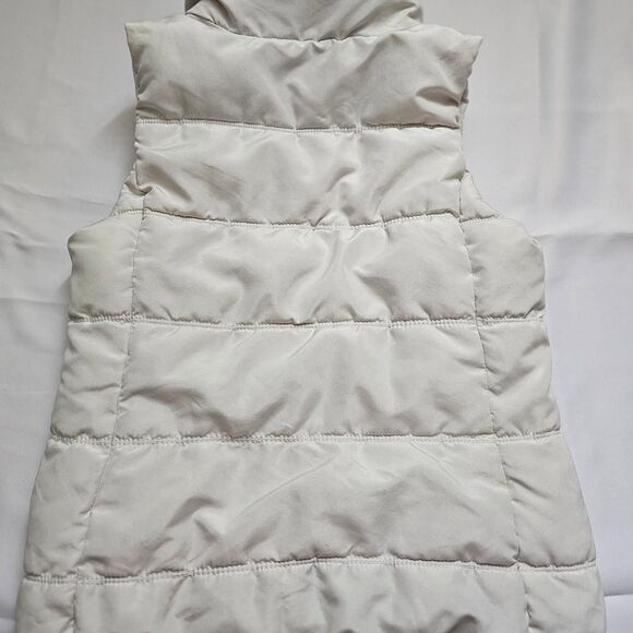 Old-navy Women's White Puffer Vest XS - Picture 3 of 4